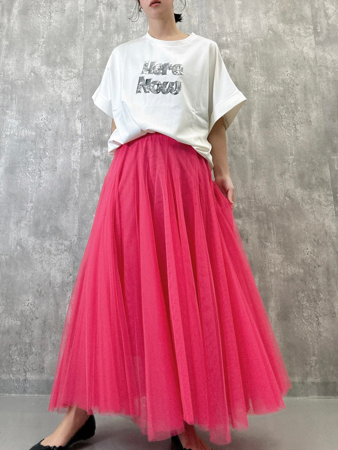 sequins logo T shirt