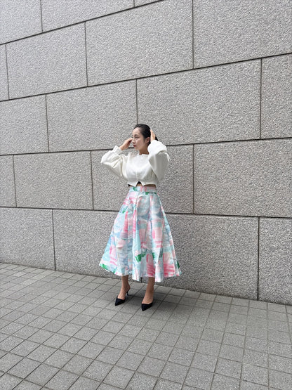 watercolor painting skirt