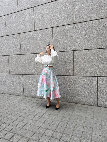 watercolor painting skirt