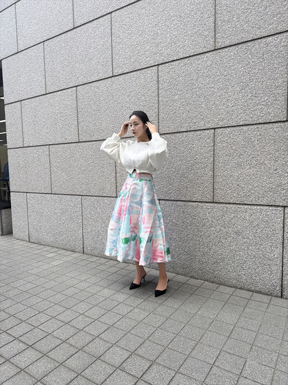 watercolor painting skirt