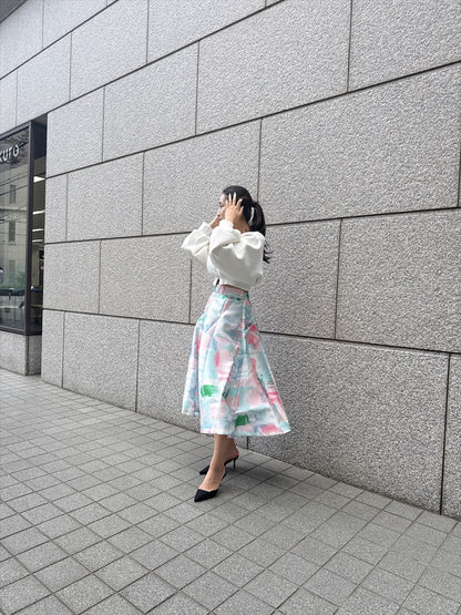 watercolor painting skirt