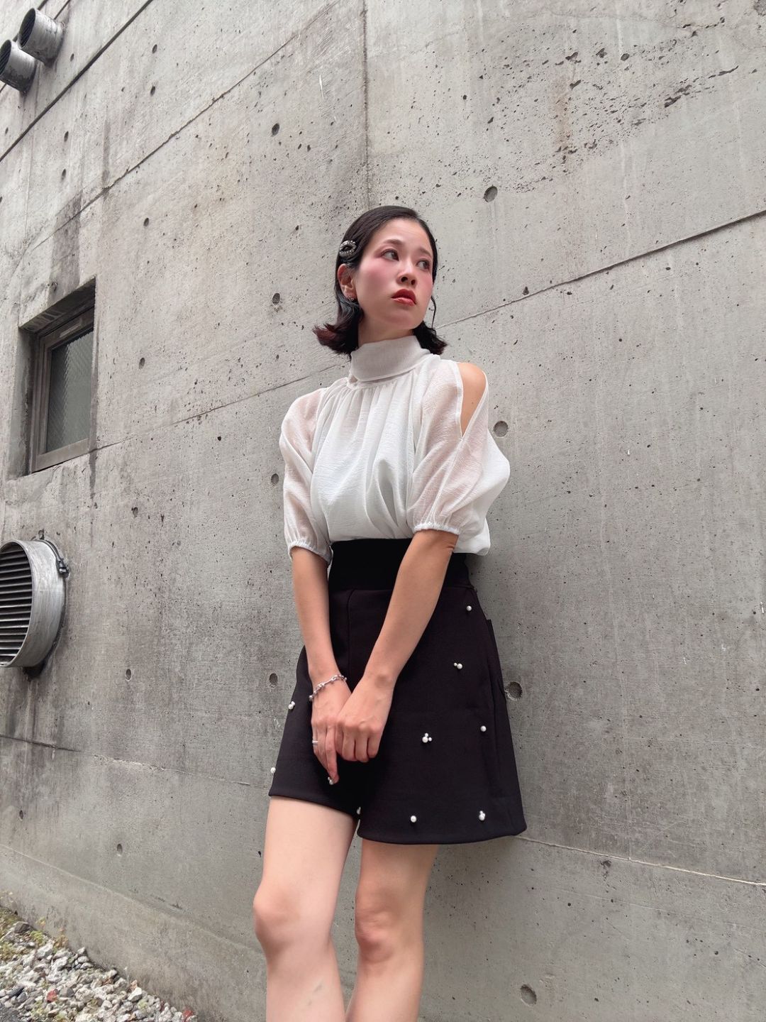 sier slit sleeve blouse
