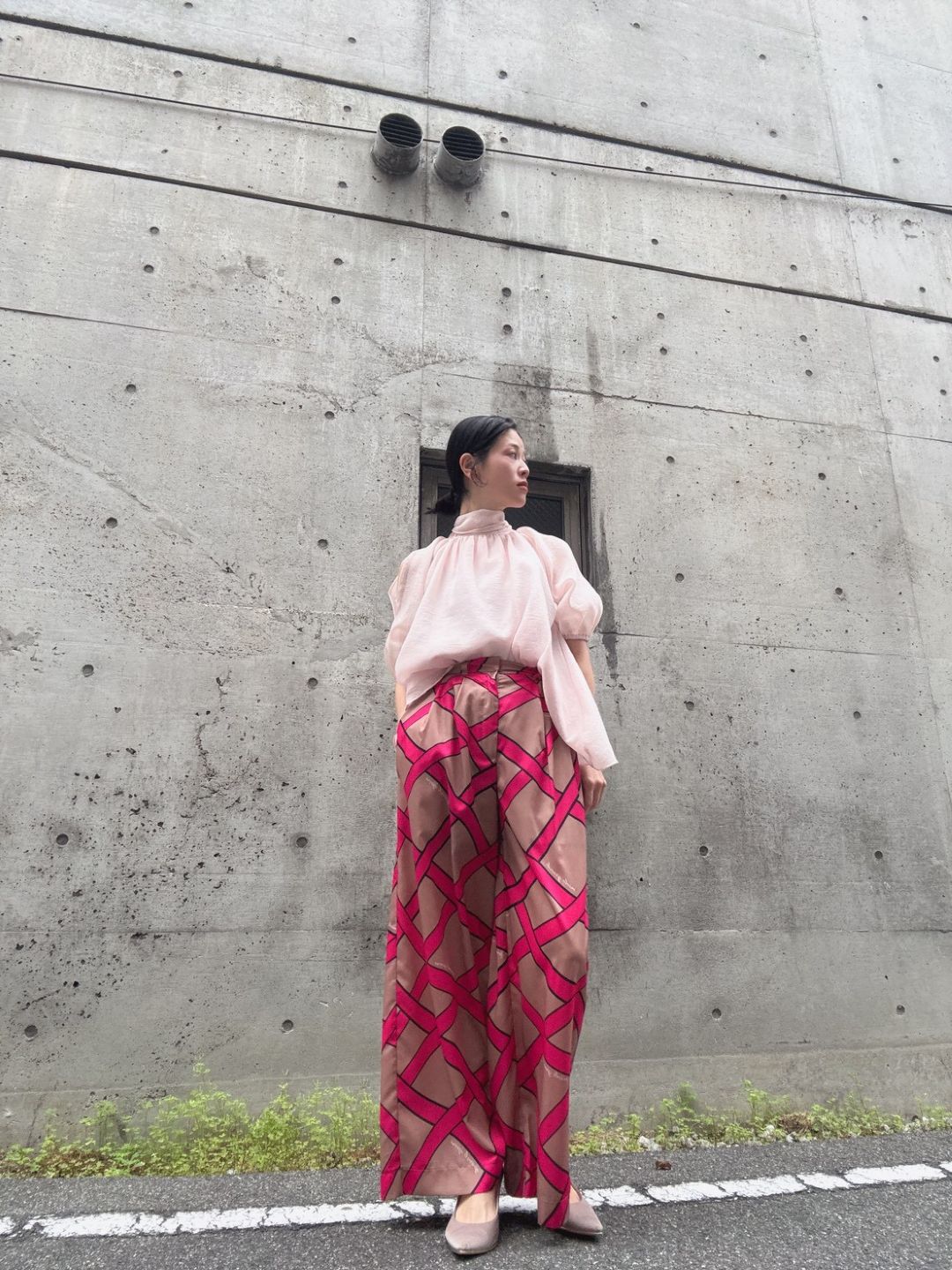 sier slit sleeve blouse