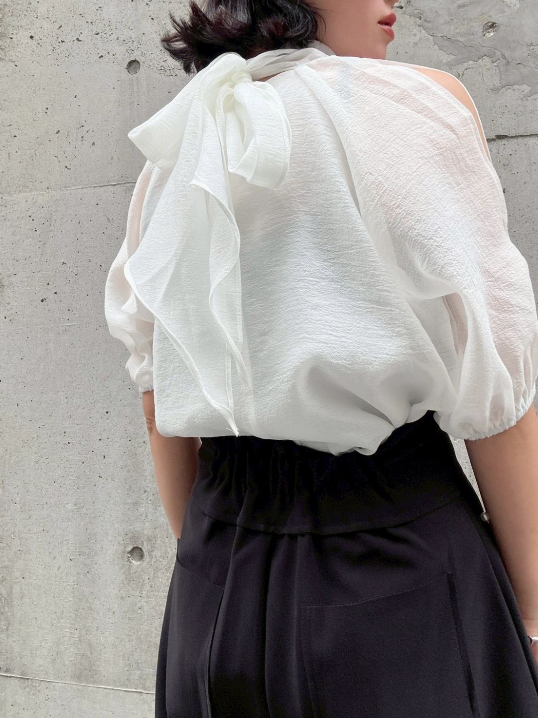 sier slit sleeve blouse