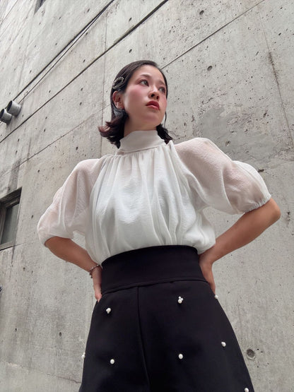 sier slit sleeve blouse