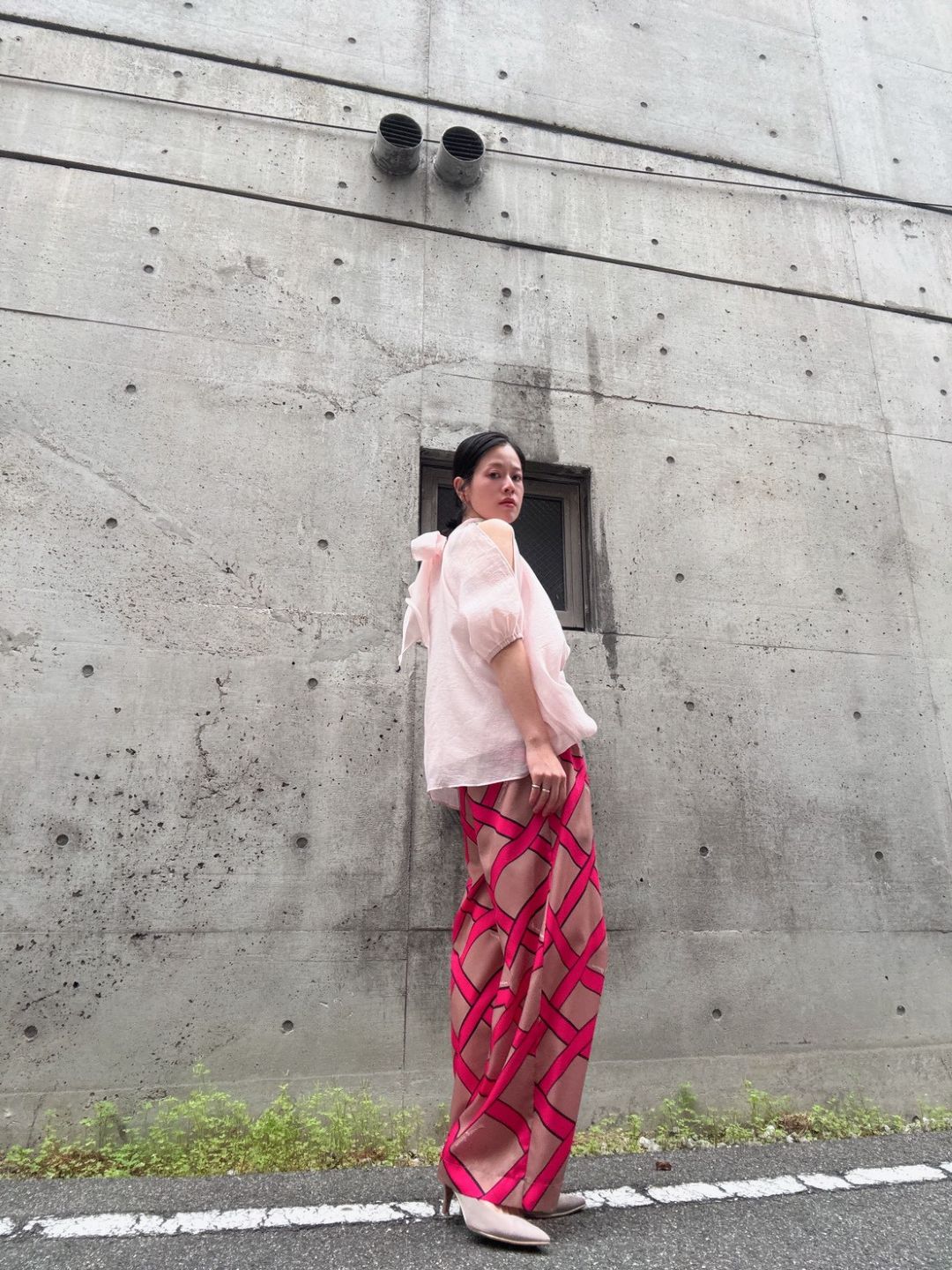 sier slit sleeve blouse