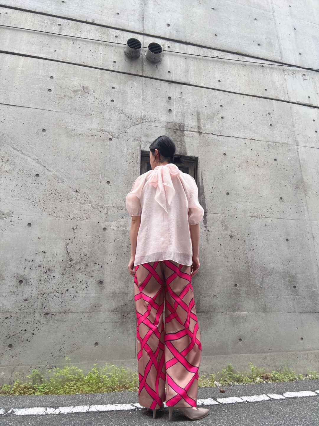 sier slit sleeve blouse