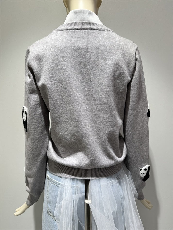 three dimensional panda knit – miele grande