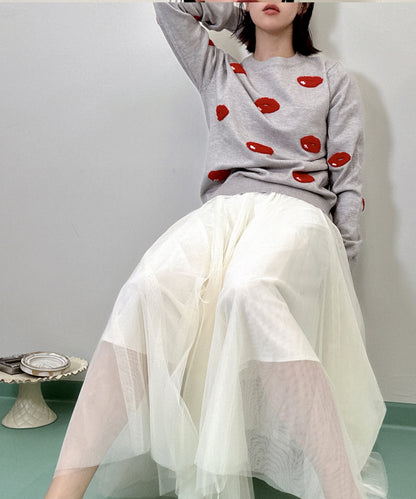 three dimensional lips knit