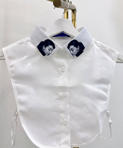 audrey hepburn false collar