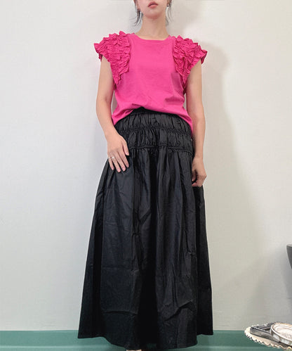 frills sleeve pullover