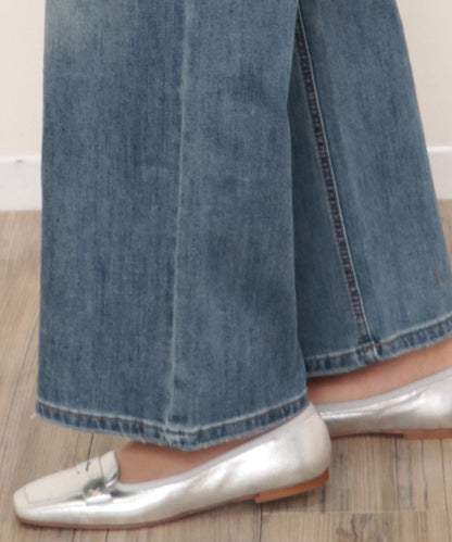 wide denim pants