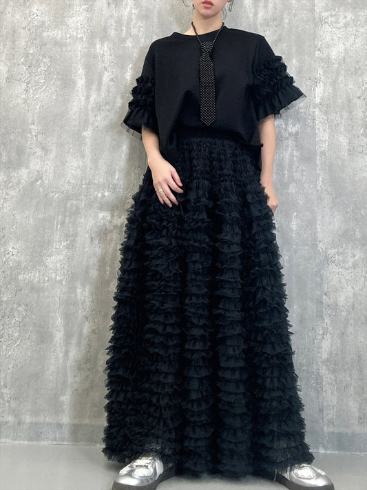 tulle voluminous skirt