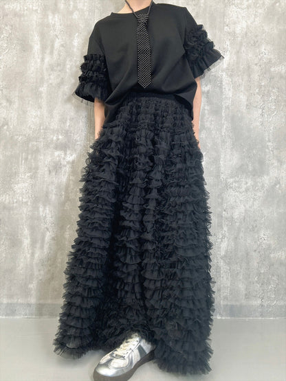 tulle voluminous skirt