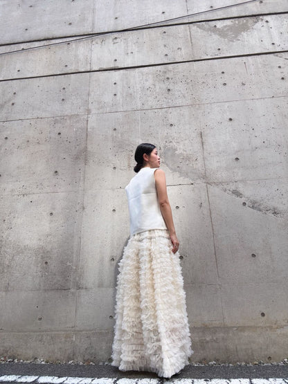 tulle voluminous skirt