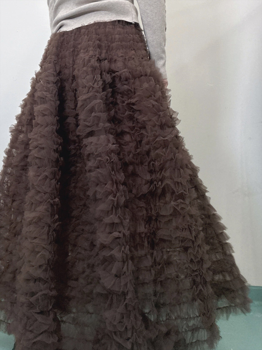 tulle voluminous skirt