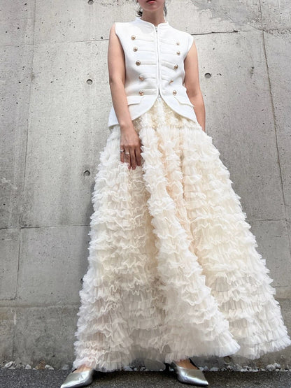 tulle voluminous skirt