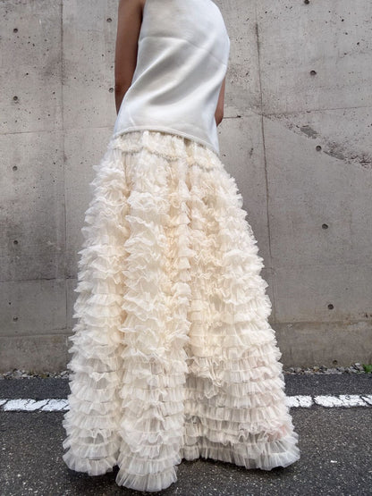 tulle voluminous skirt