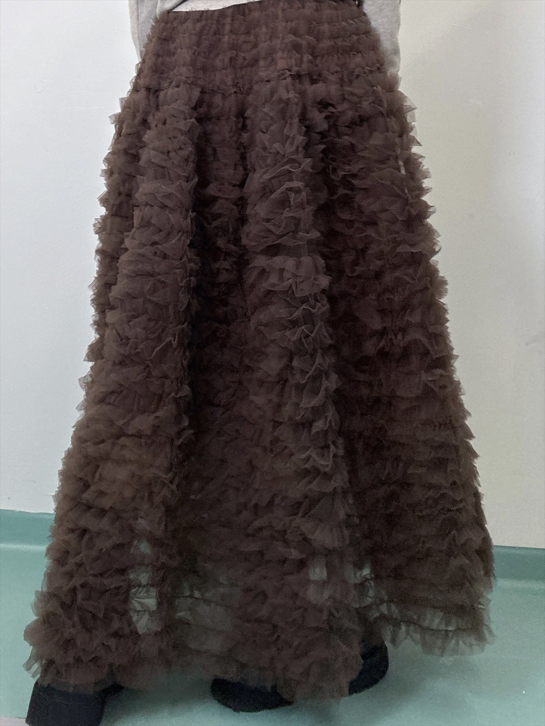 tulle voluminous skirt