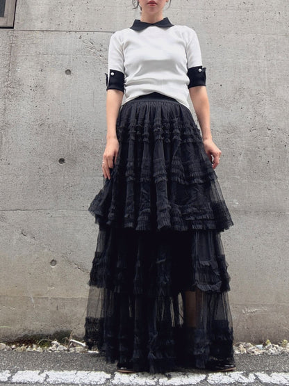 cuffs　short sleeve　knit