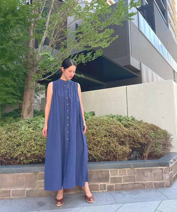 colorful color sleeveless onepiece