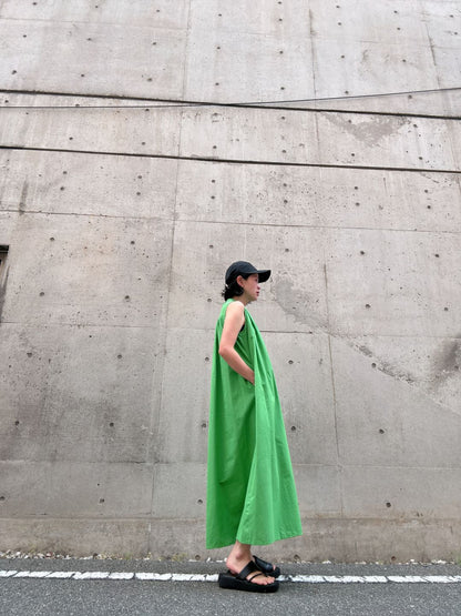 colorful color sleeveless onepiece