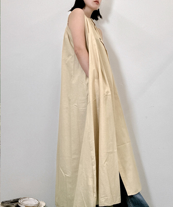 colorful color sleeveless onepiece