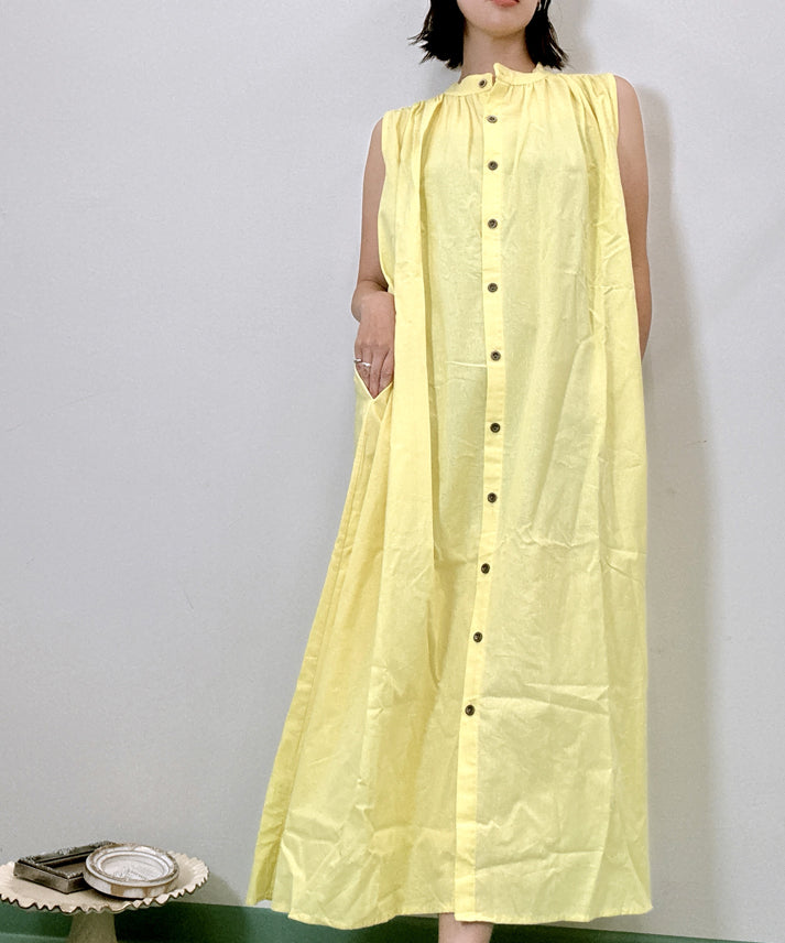 colorful color sleeveless onepiece