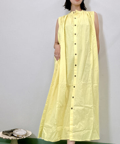 colorful color sleeveless onepiece