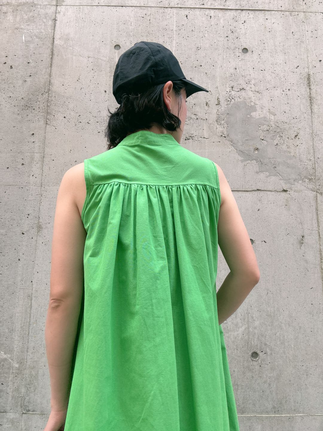 colorful color sleeveless onepiece