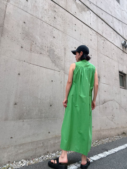 colorful color sleeveless onepiece