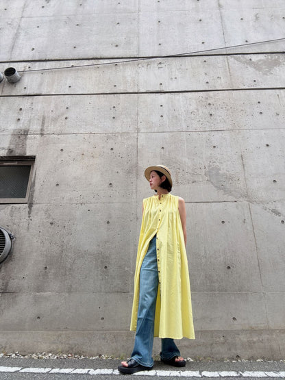 colorful color sleeveless onepiece
