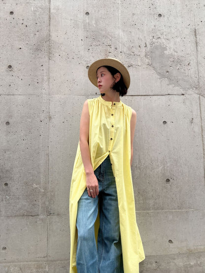 colorful color sleeveless onepiece
