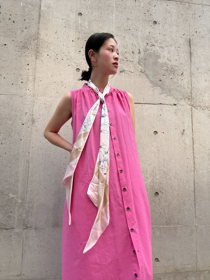 colorful color sleeveless onepiece