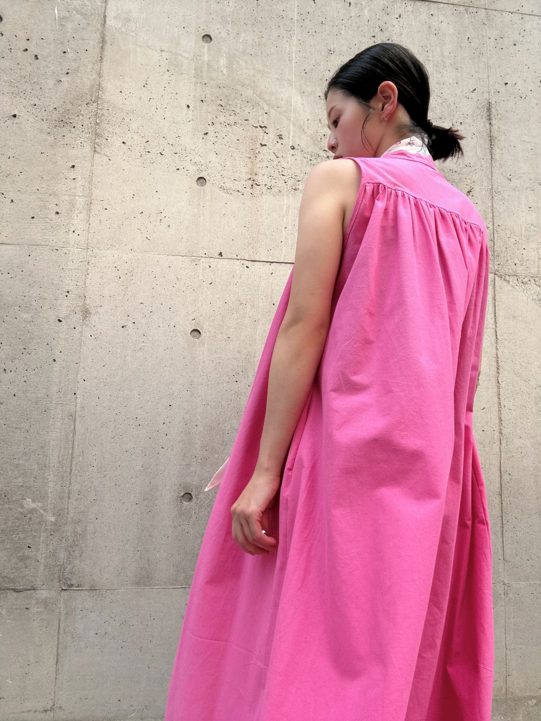 colorful color sleeveless onepiece