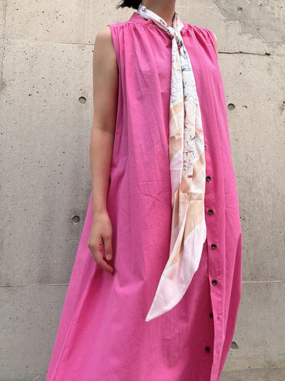 colorful color sleeveless onepiece