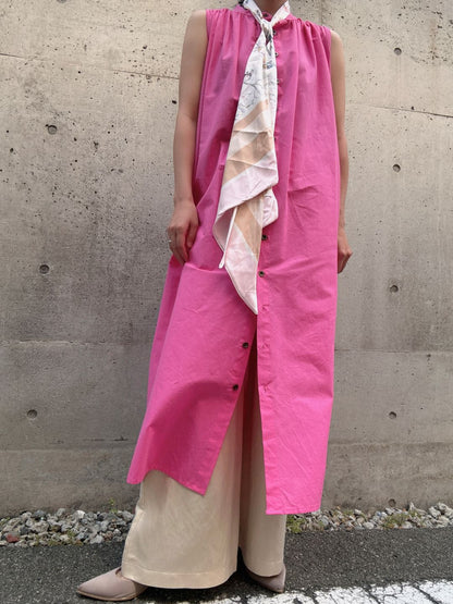 colorful color sleeveless onepiece
