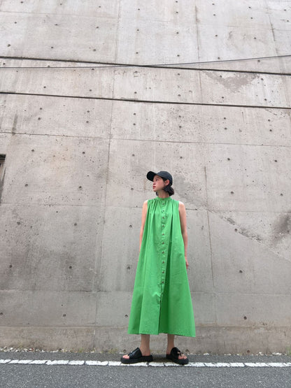 colorful color sleeveless onepiece