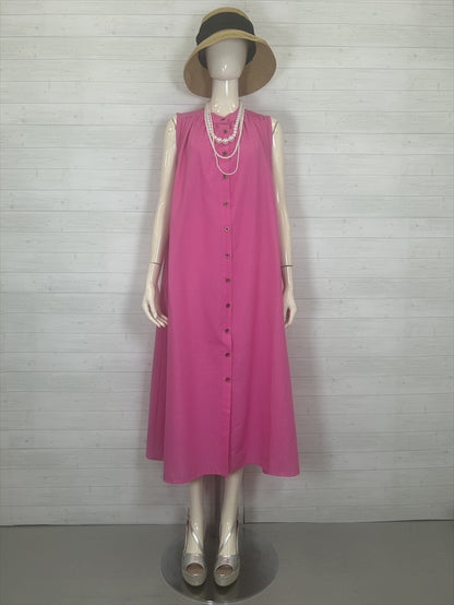 colorful color sleeveless onepiece