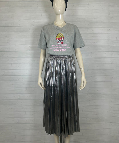 popcorn print T-shirt