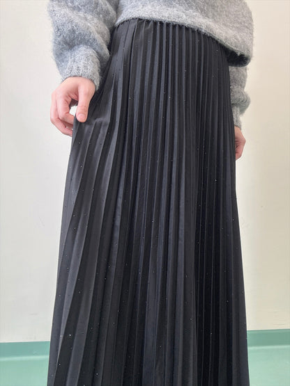 pleated skirt with sparkling