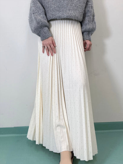 pleated skirt with sparkling