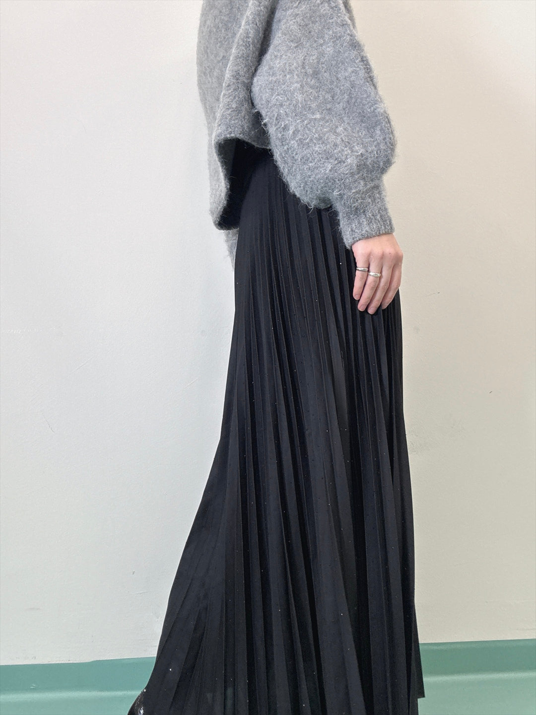 pleated skirt with sparkling