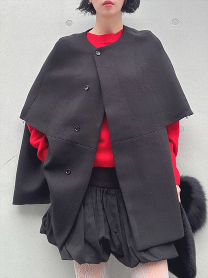 poncho type jacket