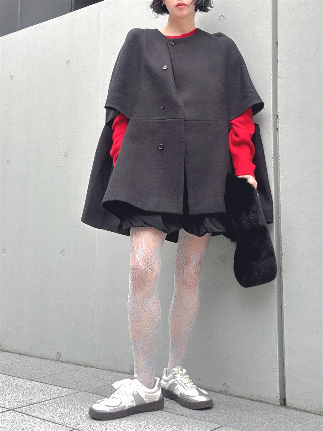 poncho type jacket