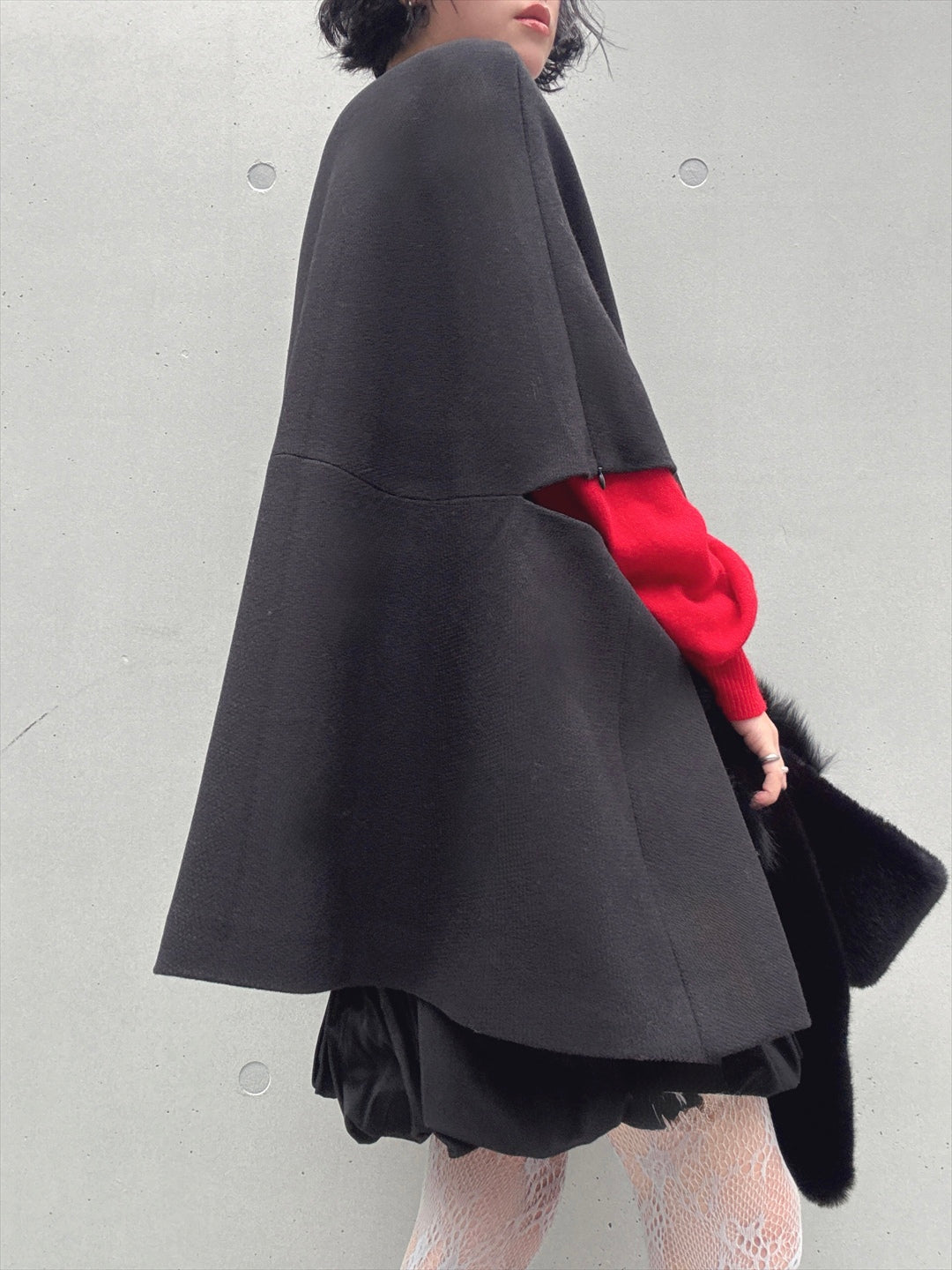 poncho type jacket