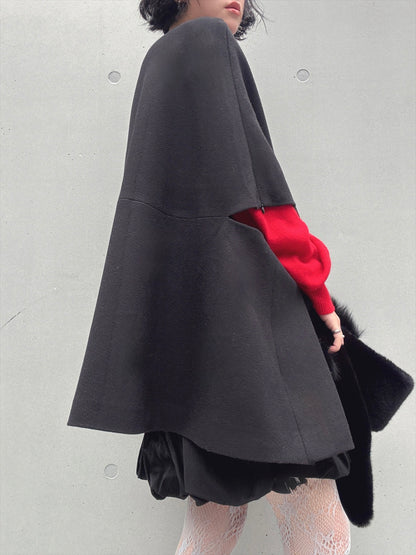 poncho type jacket