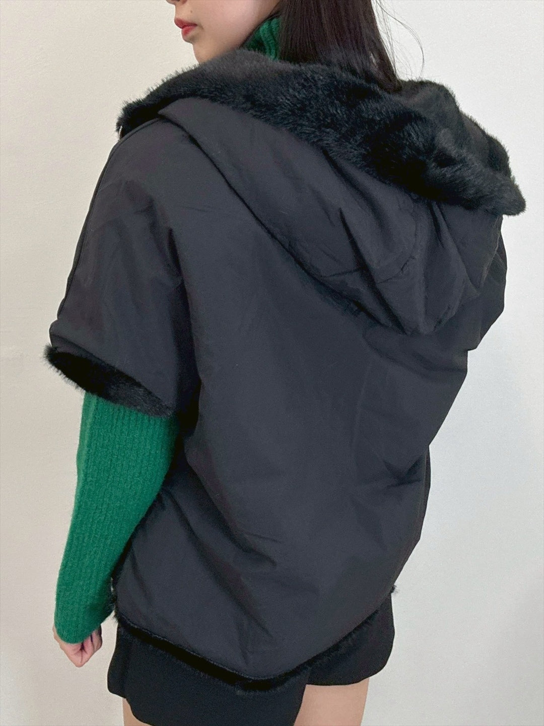 reversible hoodie outer