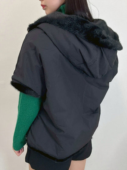 reversible hoodie outer