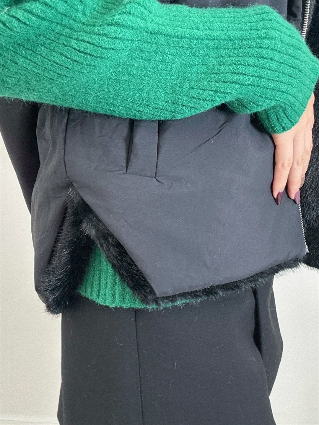 reversible hoodie outer